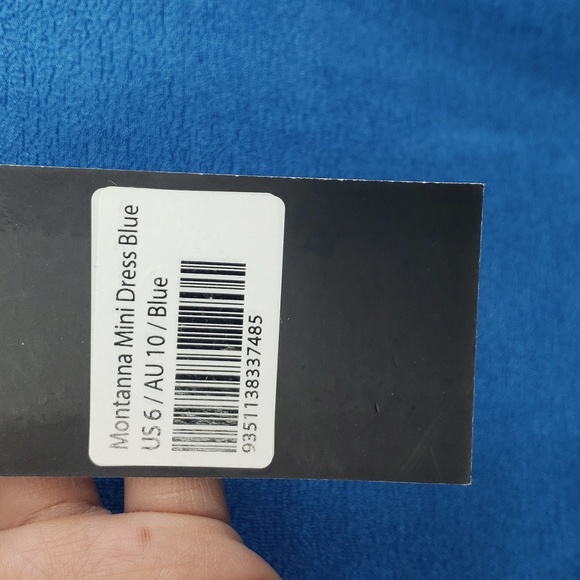 Lioness Blue Velvet Mini Dress - Picture 13 of 14